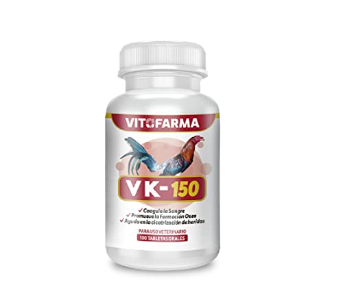 COAGULANTE para GALLOS VITAMINA VK150 100 TABLETAS for Rooster