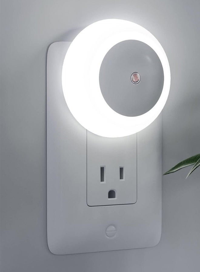 Taimi Night Light Plug in LED with Dusk to Dawn Sensor for Kids Room Baby Bathroom Staircase Hallway,White - Image 1