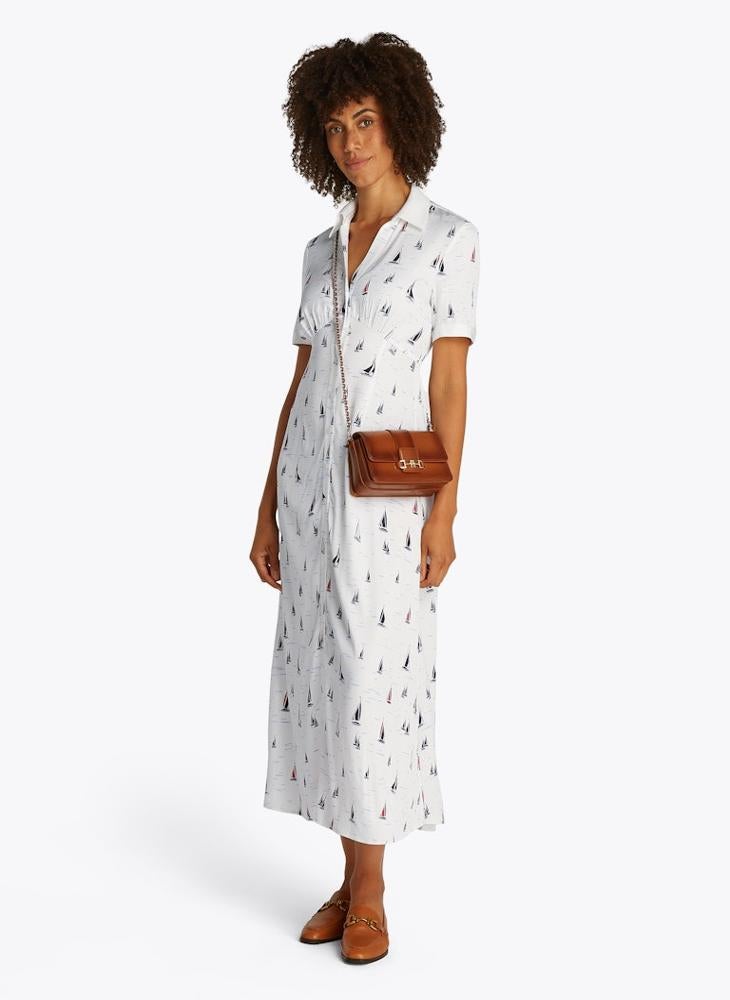 TOMMY HILFIGER Sailboat Print Dress  - Image 1