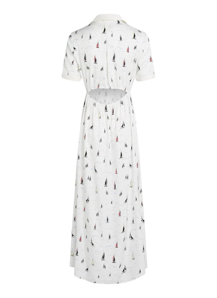 TOMMY HILFIGER Sailboat Print Dress