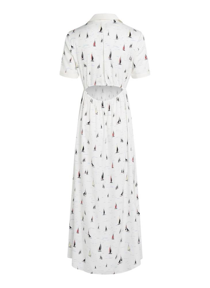 TOMMY HILFIGER Sailboat Print Dress  - Image 4