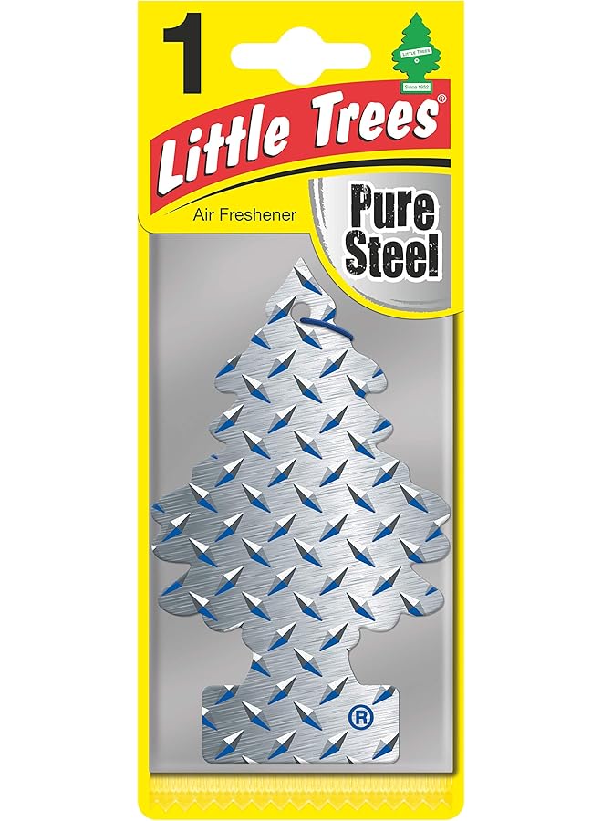 ليتل تريز معطر جو تري Mtr0060 برائحة الفولاذ النقي للسيارة والمنزل والقارب والقافلة - عبوة واحدة - Image 2