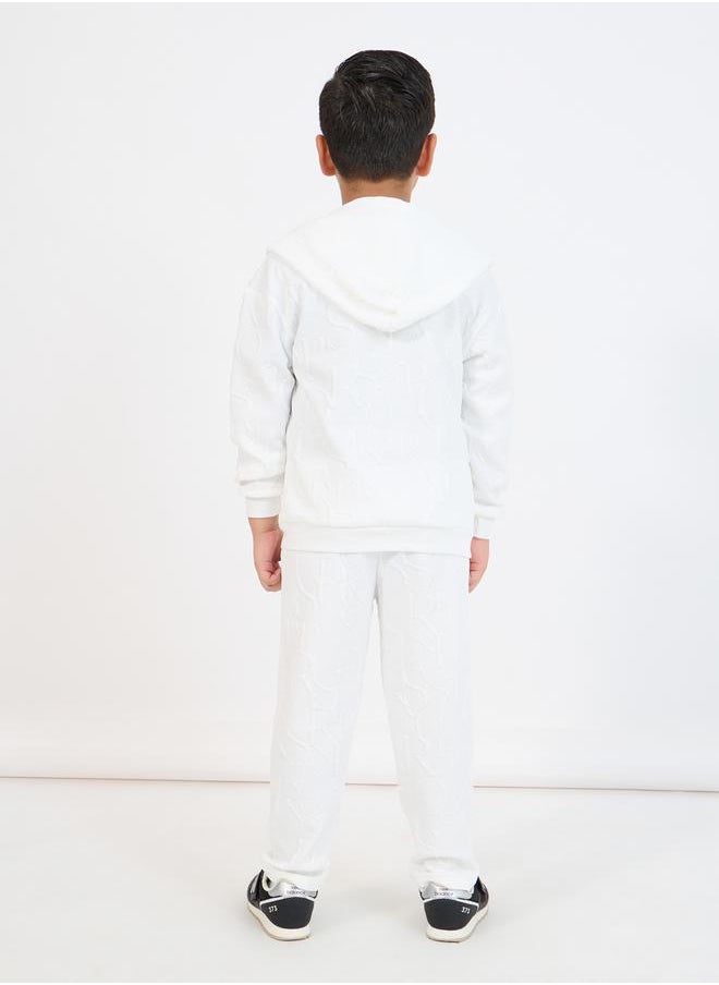 Embossed Zip-Up Hoodie & Joggers Set - pzsku/Z9340C0B93FB00DC7113FZ/45/_/1731072459/8d928755-3afa-478a-a366-947052362ea5