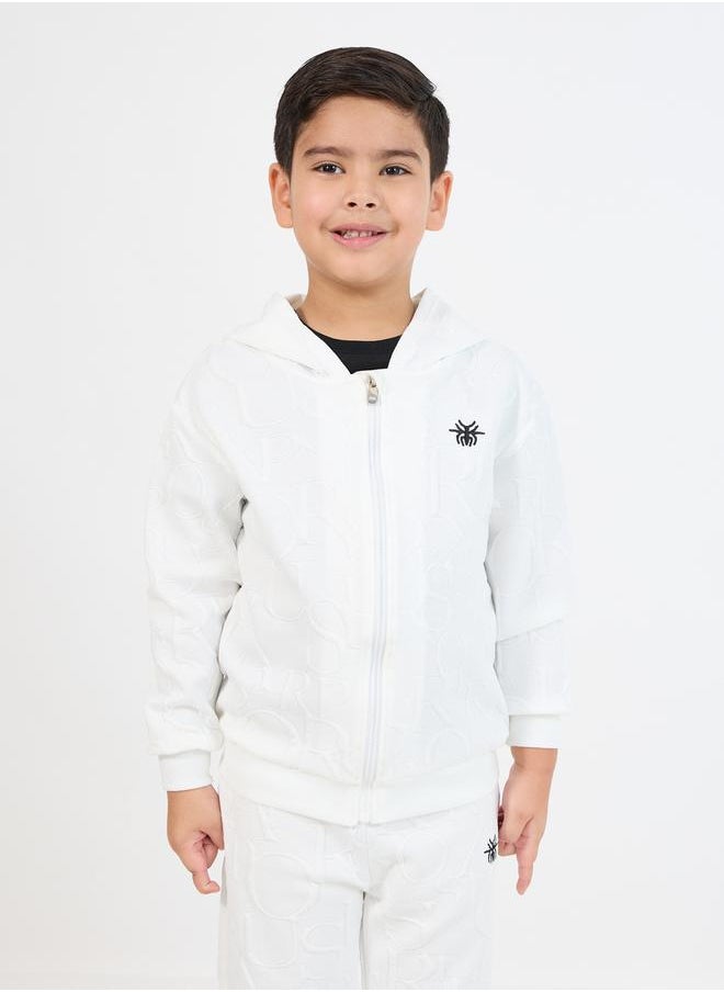 Embossed Zip-Up Hoodie & Joggers Set - pzsku/Z9340C0B93FB00DC7113FZ/45/_/1731072460/d54ba1d0-8819-405a-ac6f-6ae0469f3720