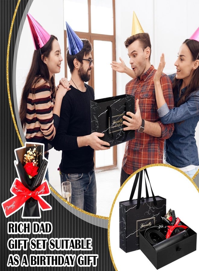 Tioncy 10 Pcs Birthday Gifts for Men Christmas Gifts Box Baskets Set, 16 oz Tumblers Wallet Tie Belt Keychain for Dad Husband Boyfriend Men Employee Retirement Anniversary Thank You(General) - Image 5
