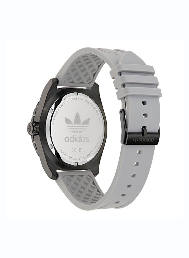Adidas يوني ديسكوفيرر ون جراي دي إل بلاك سي إس 44 مم كيو تي زد جراي سيل إس إس25 - Image 3