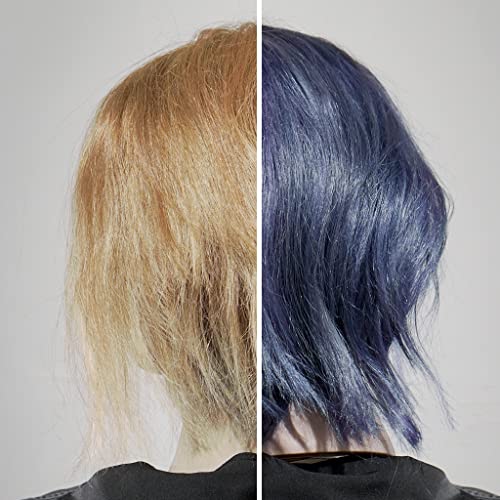 Pallure Color Pigment Refresher Mask, Semi Permanent Hair Color Depositing Conditioner, 8.5 Oz Smokey Blue - Image 4