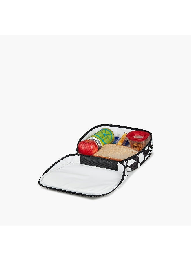 Jansport Black and White Printed Lunch Bag - Image 3