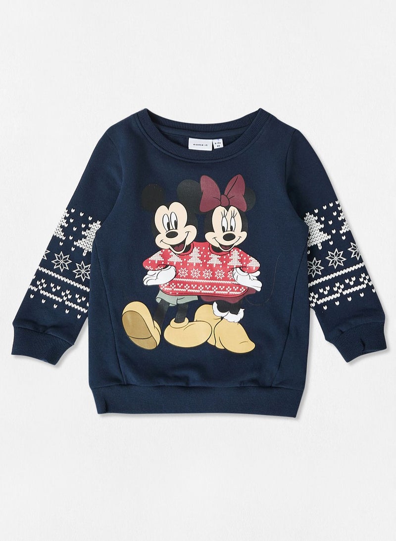 NAME IT Kids Disney Christmas Sweatshirt - Image 1