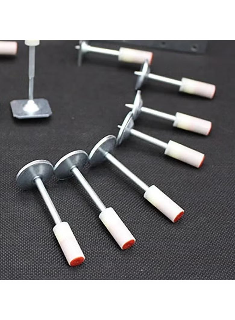 200PCS Steel Nail Gun for Concrete, 7.3 mm Mini Manual Steel Nail Gun Wall Fastening Rivet Tool Hand-Steel Nail Concrete Wall Fastening Cable Duct Fixing Device - Image 4