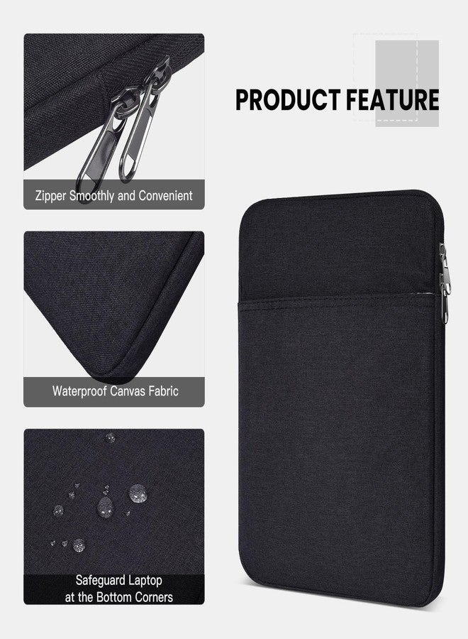 iKammo Tablet Sleeve Case - Fit Samsung Galaxy Tab S6-10.5 inch Shockproof Protective Cover Travel Bag with Extra Storage Pocket (Dark Gray) - Image 4