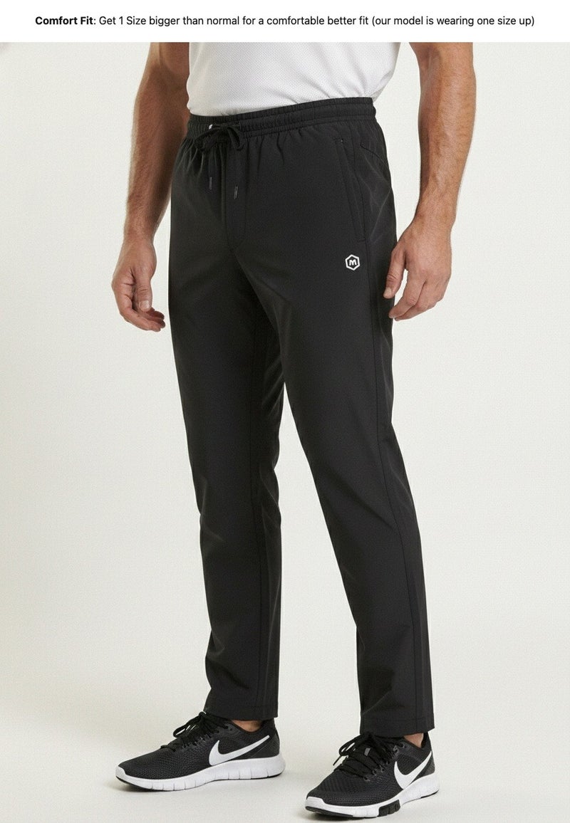 بريما إيس رجالي Joggers عشاق الجيم بريميوم Black - Image 3