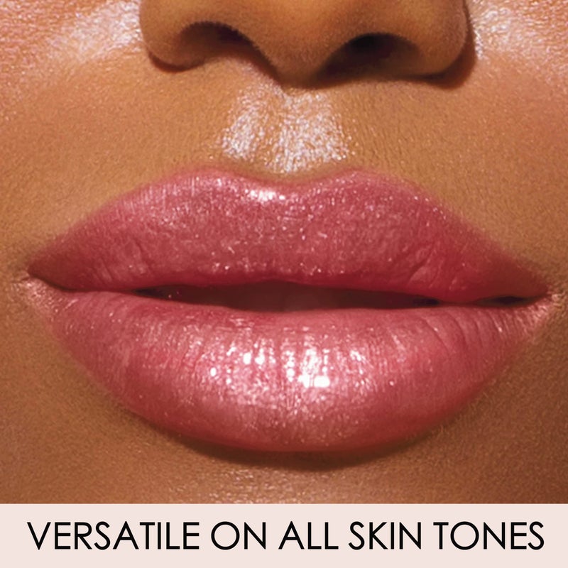 LONDONTOWN Pixie, Milky Pink, Plush Shine Lip Gloss Tube, Deep Hydrating High Shine Sheer Tint Non-Sticky Conditioning Balm - Image 2