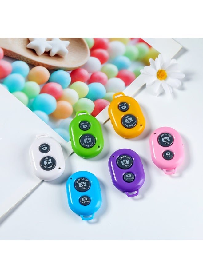 Digital Computer Bluetooth Selfie Device Portable Wireless Remote Control Camera Shutter Release Button For Photo Taking-Color:Single-button Self-timer Black-(PP Bag) - Image 2