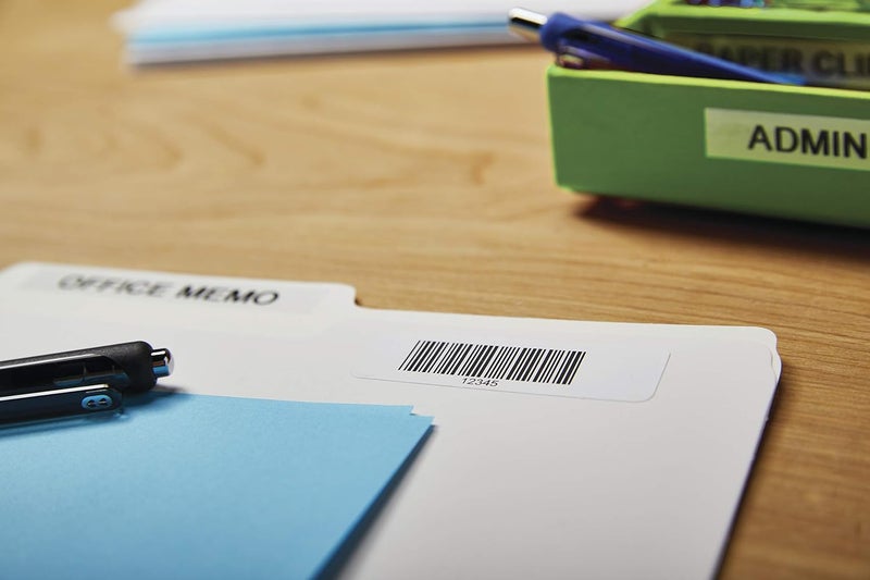 DYMO Authentic LW Barcode Labels for LabelWriter Printers, White, 3/4'' x 2-1/2'', 1 Roll of 450 Labels - Image 5