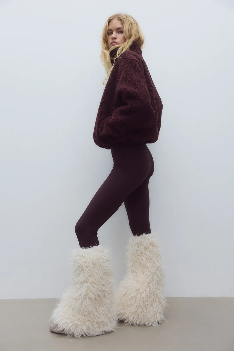 H&M Fluffy leg warmers