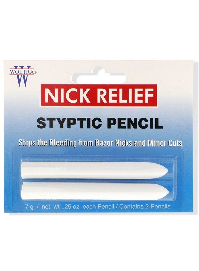 Clubman Woltra Nick Relief Styptic Pencil, 0.25 oz (2 Pencils)