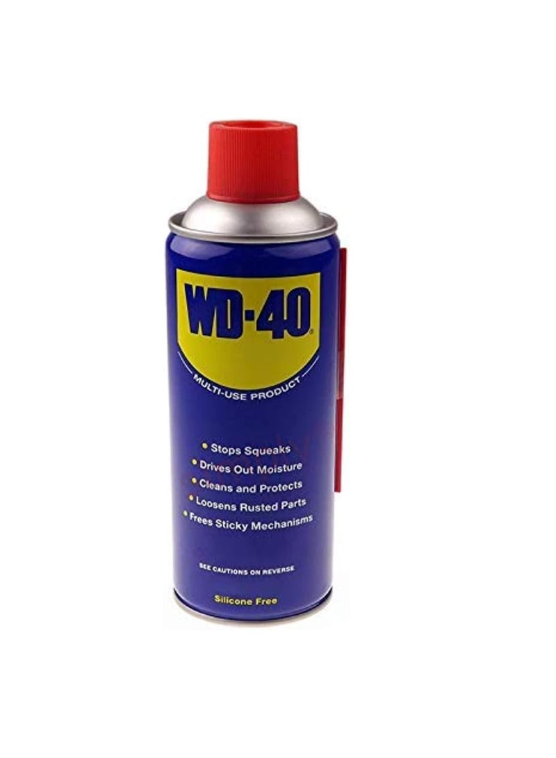 WD-40 Multi-Use Spray 330ml,Lubricant & Rust Remover-Reduces Friction, Penetrates Stuck Parts, Protects Metal, Displaces Moisture - Image 1