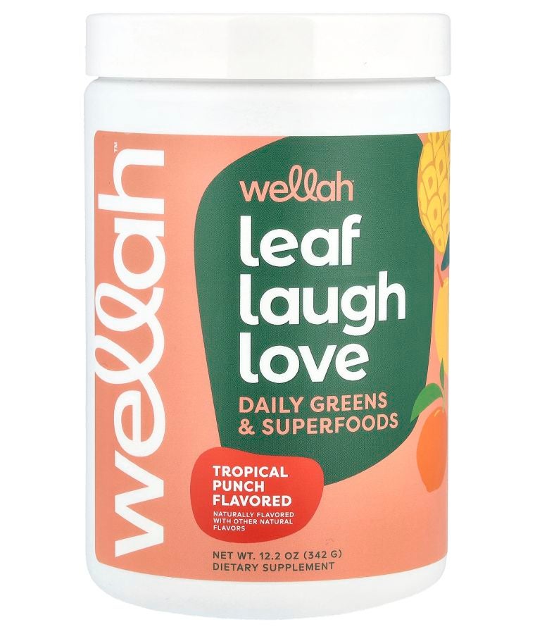 Leaf Laugh Love Daily Greens & Superfood Tropical Punch  12.2 oz (342 g)