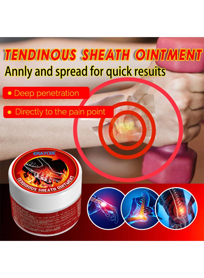 ERAYCEE 2Pieces Tendinous Sheath Ointment, Arthritis Cream, Repair Damaged Tendons, Joint Pain Relief Cream Hand Wrist Thumb Finger Muscle Sprain Knee Waist Ointment (10g+10g) - Image 5