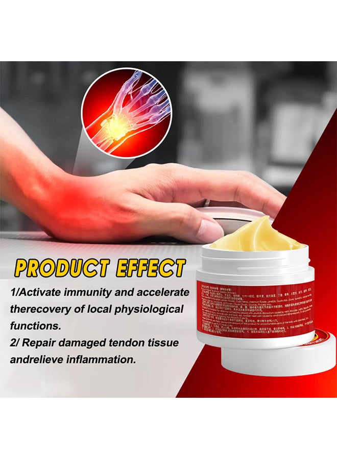 ERAYCEE 2Pieces Tendinous Sheath Ointment, Arthritis Cream, Repair Damaged Tendons, Joint Pain Relief Cream Hand Wrist Thumb Finger Muscle Sprain Knee Waist Ointment (10g+10g) - Image 3