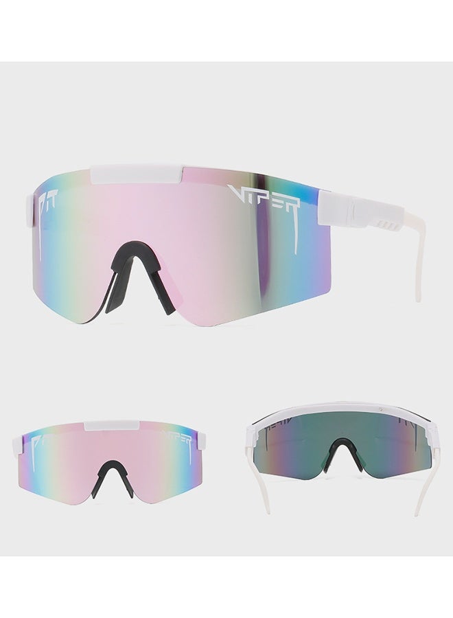 ركوب الدراجات نظارات شمسية، حماية الأشعة فوق البنفسجية الرياضة نظارات شمسية بلا إطار، مكافحة الوهج الرياضة العصرية نظارات UV400 لركوب الدراجات، الصيد، الجري، الغولف، الرياضات في الهواء الطلق - Image 2