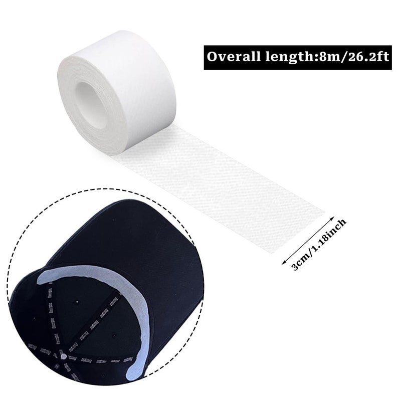 Storesto Storesto 2 Roll Collar Protector Neck Sweat Pad Antiperspirant Sticker Absorbing Sweat Pads nonwoven fabric Disposable SelfAdhesive Invisible Protection Hats Liner Caps Against Collar Sweat Stains - Image 5