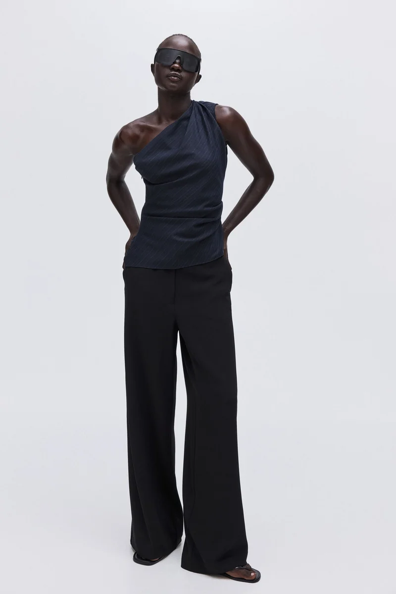 اتش اند ام بنطلون بقصّة عريضة