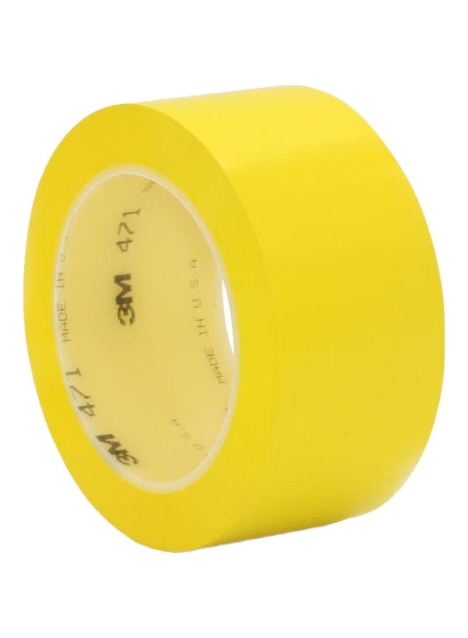 3M 3M 471 Pvc Marking Tape, Line Marking, Warning Mark, 5S Management, Floor Workshop Wear-Resistant, Waterproof, No Residue, Yellow, 50Mm Wide - Image 2