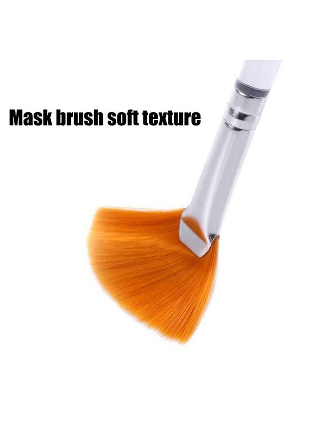 Ant 4-Piece Fan-shaped Face Makeup Brushes, Soft Makeup Mask Applicator Tools Esthetician Brush Cosmetic Tools for ​Face Mask Skin Care Mud  - Image 4