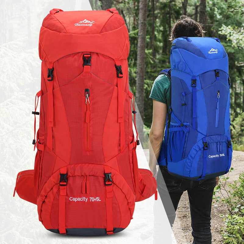 Supply Large Capacity Bracket Backpack Outdoor Mountaineering Bag Hiking Belt Carrying System Bag 75 Liters - Image 2