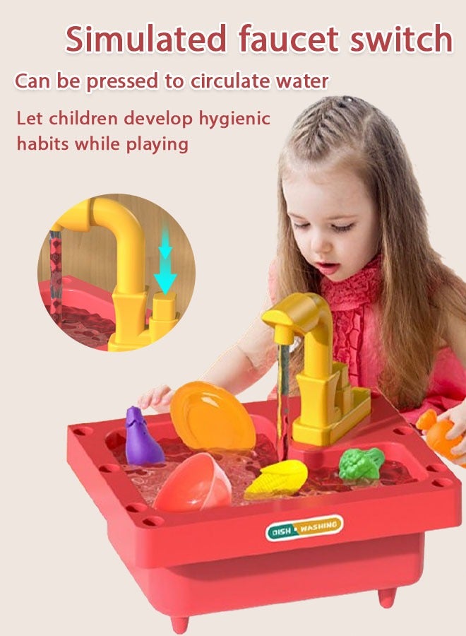 80Pcs Kids Kitchen Toy Accessories, Play Food Sets for Kids Kitchen Playset  with Cookware Steam Pressure Pot and Induction Cooktop, Cooking Utensils, Preschool Learning Education Toys for Toddlers, - Image 4