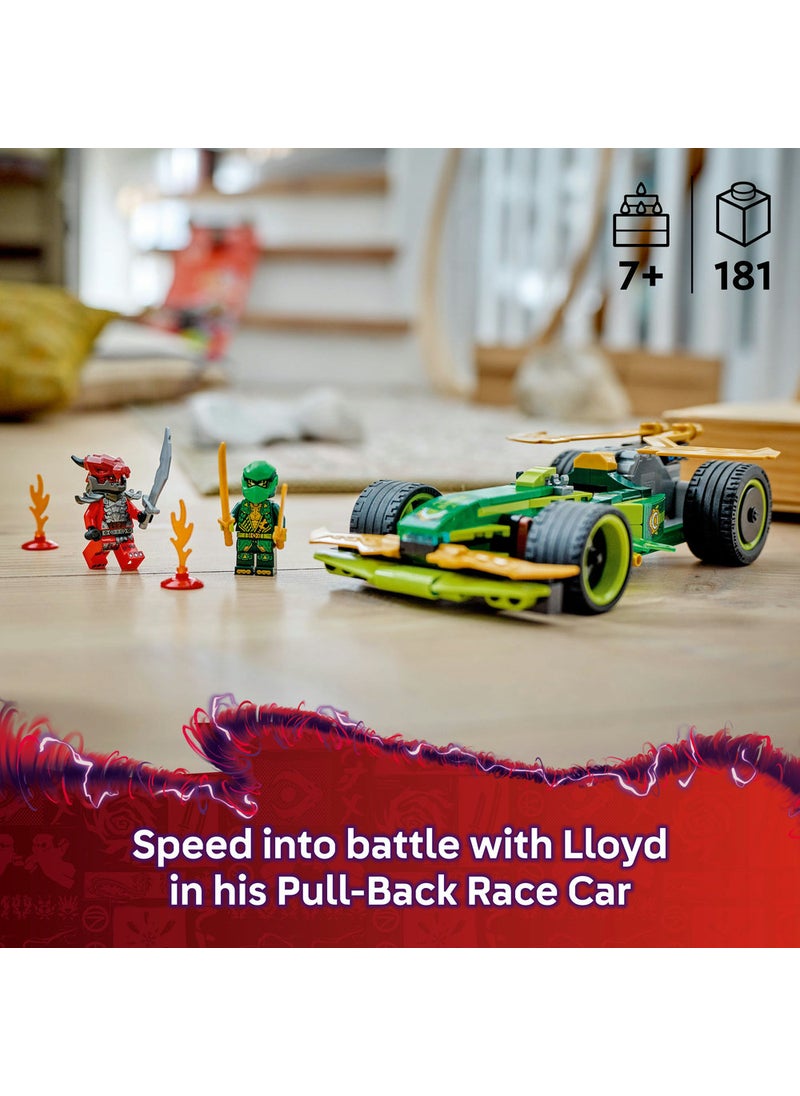 ليغو لعبة التظاهر سيارة سباق لويد تعمل بالسحب للانطلاق من ليغو® NINJAGO®‎‏ 71828  - Image 3