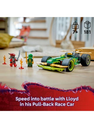 مجموعة بناء لعبة التظاهر سيارة سباق لويد تعمل بالسحب للانطلاق من ليغو® NINJAGO®‎‏ 71828 - view 3