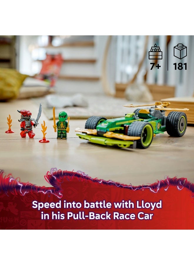 LEGO Ninjago Lloyd'S Pull-Back Race Car 71828 (181) Pieces  - Image 3