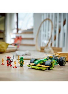LEGO NINJAGO Lloyd’s Pull-Back Race Car Toy with 2 Minifigures for Imaginative Play - Dragons Rising Ninja Set - Gift for 7 Plus year Old Boys & Girls 71828 (181 pieces)  - Image 5