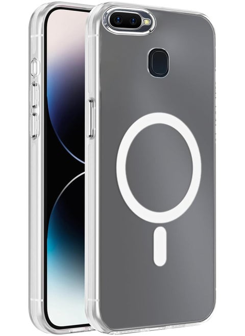 Case For OPPO F9 / F9 Pro / A5S / A12 / A7 Case Crystal Clear [Not Compatible with MagSafe] Soft TPU Gel Case Flexible Silicone Anti-Scratch Transparent TPU Cover - Clear