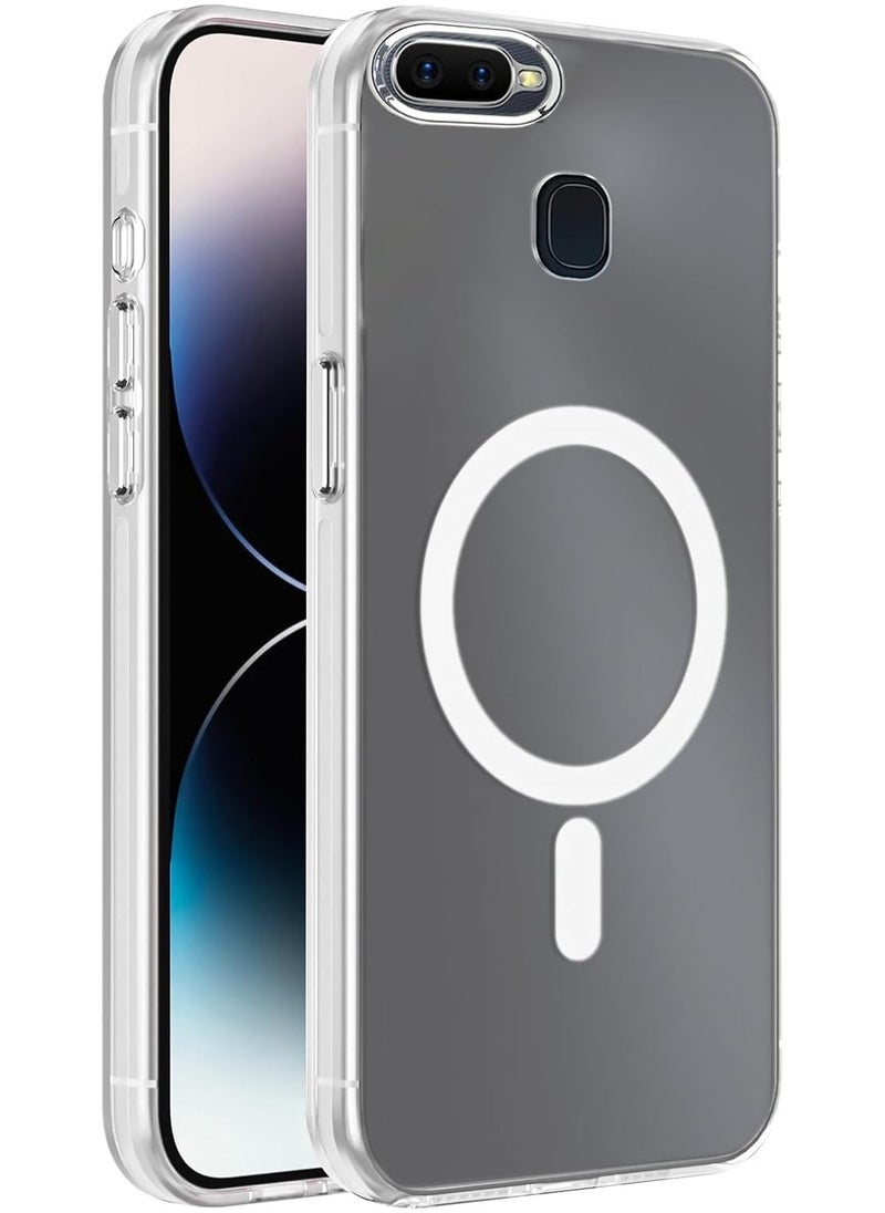 Case For OPPO F9 / F9 Pro / A5S / A12 / A7 Case Crystal Clear [Not Compatible with MagSafe] Soft TPU Gel Case Flexible Silicone Anti-Scratch Transparent TPU Cover - Clear