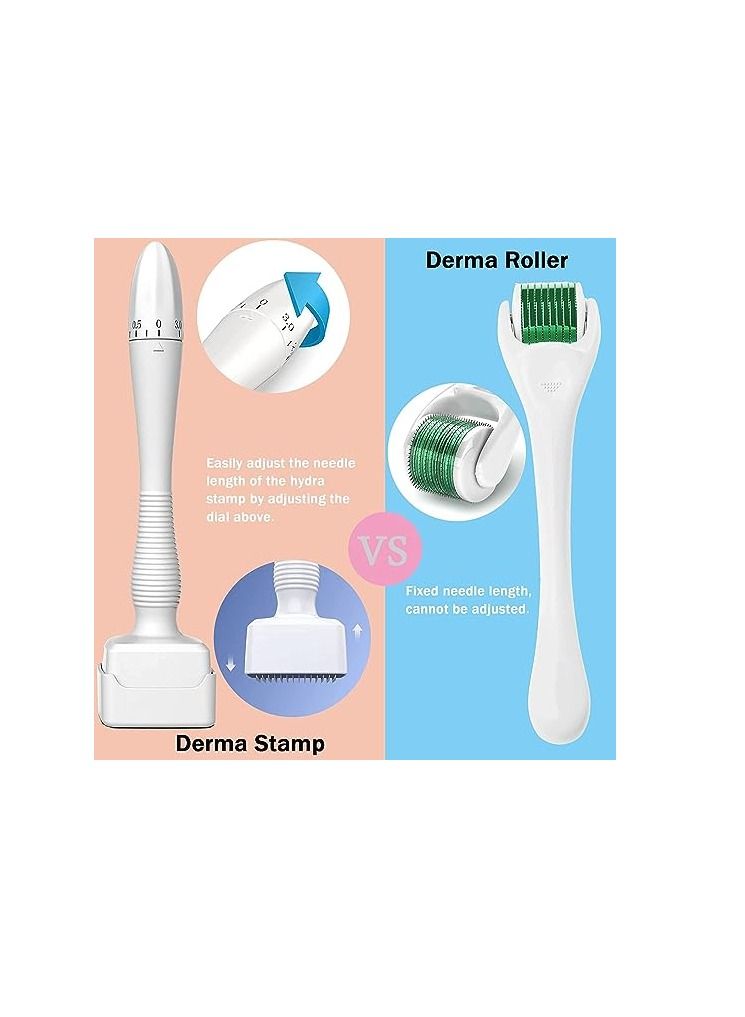 ORiTi Adjustable Derma Rolle 140 Professional Micro needling Titanium Needles Derma Pen For Face Hair Beard Growth Skin Care Tools Micro needle Roller - Image 5