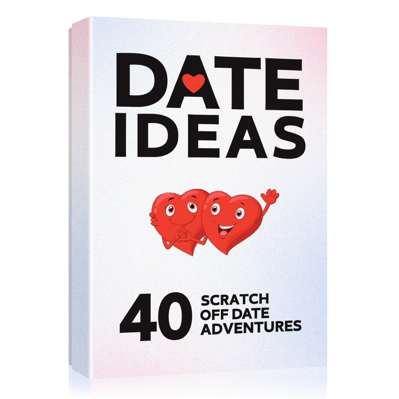 Lapogy Romantic Card Games for Date Night 40 pcs Date Ideas Scratch Off Date Adventurous Cards Valentines Day Bridal Shower Gifts Wedding Engagement Couple Gifts for Boyfriend Her Girlfriend Men Women - Image 2