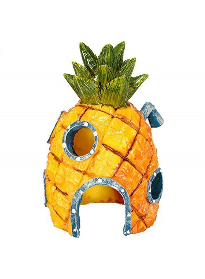 Generic 3Pcs Fish Tank Aquarium Decor Squidward House Pineapple Cartoon House Home Ornaments Aquarium Accessories  - Image 3
