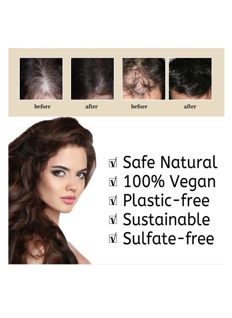 Excefore Rice Water Hair Growth Soap, 2 In 1 Shampoo and Conditioner Bar with Coconut Oil for Strengthening Moisturizing Dry Hair, Anti-Hair Loss Rice Shampoo Bars for Hair Growth  - Image 2