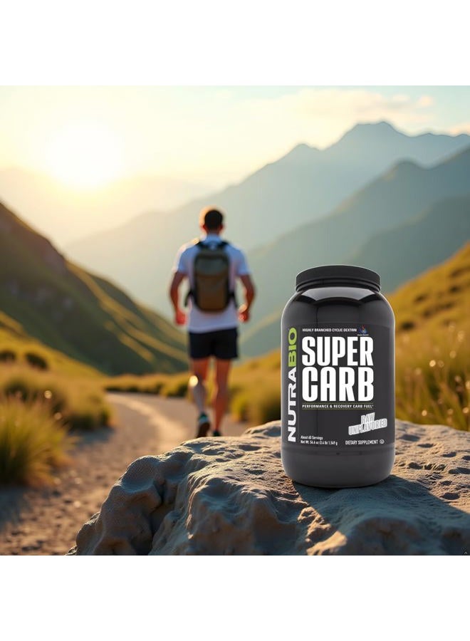 NutraBio (Unflavored) - NutraBio Super Carb - 60 Servings (Unflavored) - Image 2