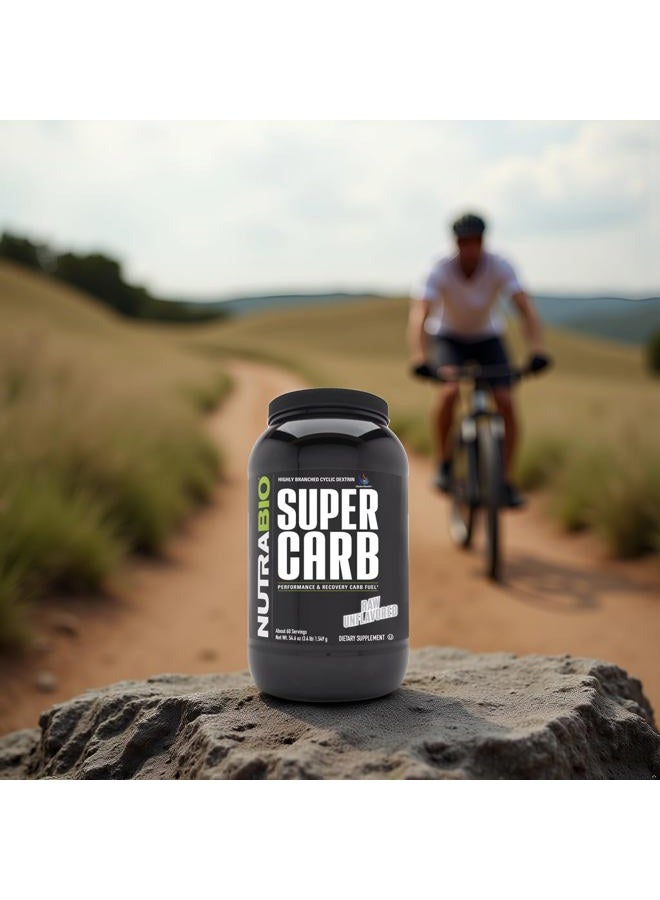 NutraBio (Unflavored) - NutraBio Super Carb - 60 Servings (Unflavored) - Image 4