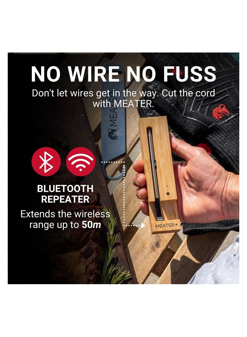 Meater Plus Smart Meat Thermometer with Bluetooth, 165ft Wireless Range for the Oven, Grill, Kitchen, BBQ, Smoker, Rotisserie - Image 4