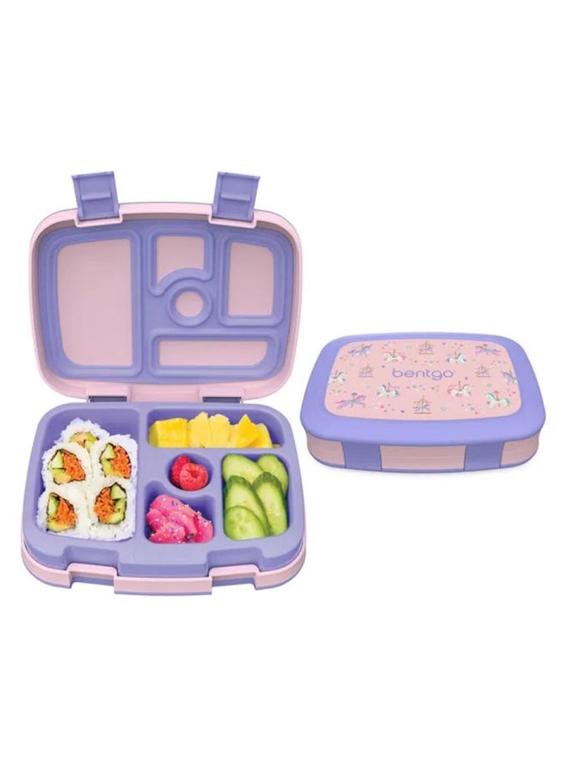 بنتجو مطبوعات للأطفال لصندوق الغداء كاروسيل يونيكورنز - Image 2