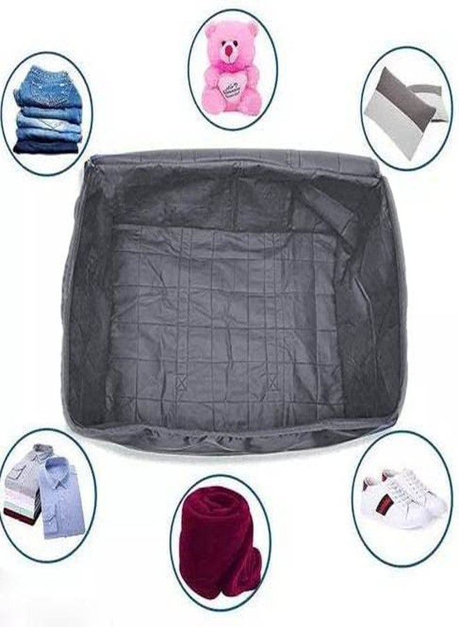 Blenzza Deco™ Heavy Soft Parachute Attachi Storage Bag with Zipper Handle (Grey) - Image 4
