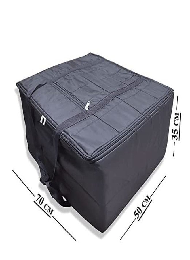 Blenzza Deco™ Heavy Soft Parachute Attachi Storage Bag with Zipper Handle (Grey) - Image 2