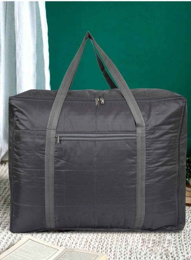 Blenzza Deco™ Heavy Soft Parachute Attachi Storage Bag with Zipper Handle (Grey) - Image 1