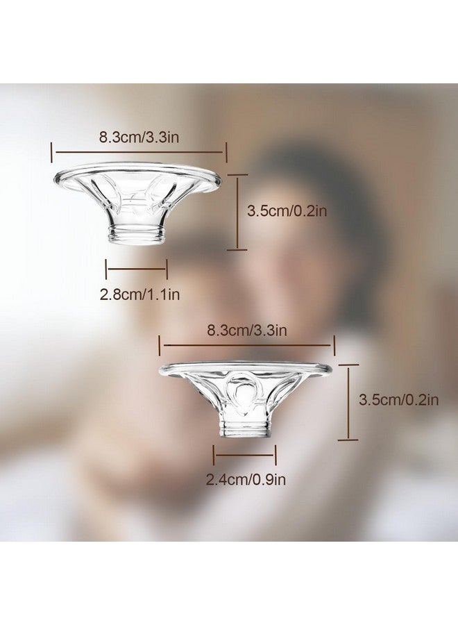 TUICARE 4pcs (24mm/28mm) Flange Inserts for Breast Pumps Elvie, Willow, Lansinoh, Medela, Willow Go, Momcozy, Mom Cozy, Ainsir, Lapoy Momcozy M5 Replacement Parts - Image 2